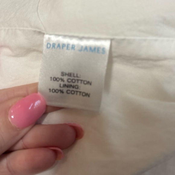 Draper James Reba Wrap Dress in Seersucker Magnolia White - Size 10 - Picture 6 of 6